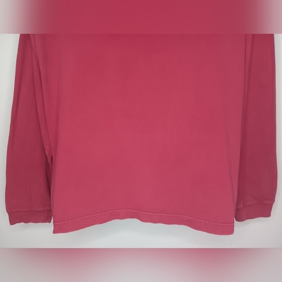 VTG 90s Texas Enchanted Rock Adult Large T-shirt Long Sleeve Red Tribal PSI USA - Picture 9 of 11